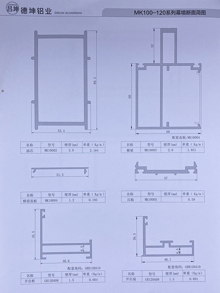 MK-100-120系列幕墙