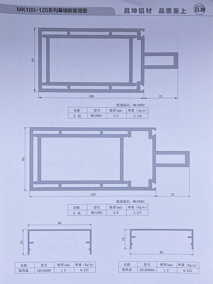 MK-100-120系列幕墙